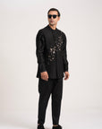 Black Autumn Waistcoat