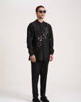 Black Autumn Waistcoat
