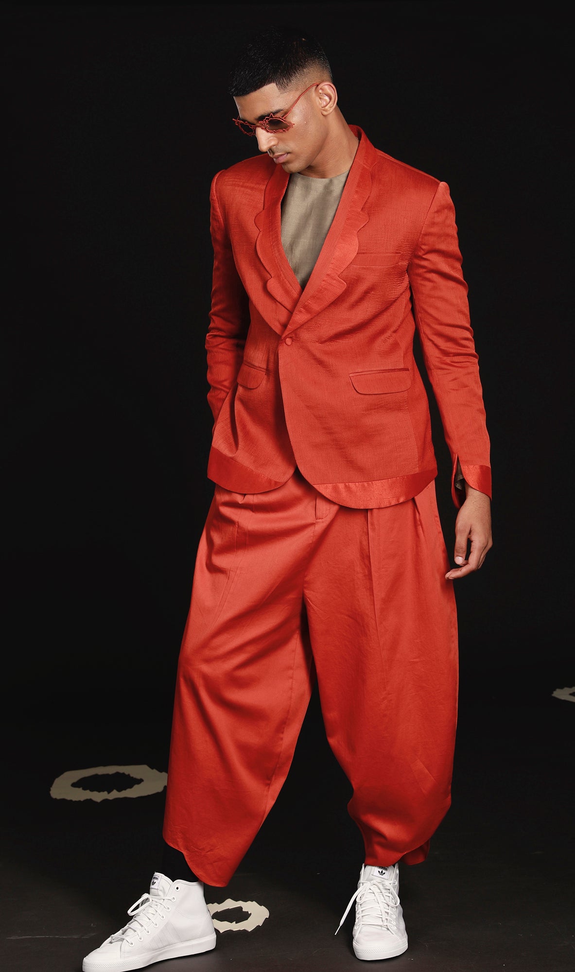 Burnt Orange Jacket-Antar-Agni