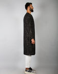 Embroidered Long Jacket-Antar-Agni