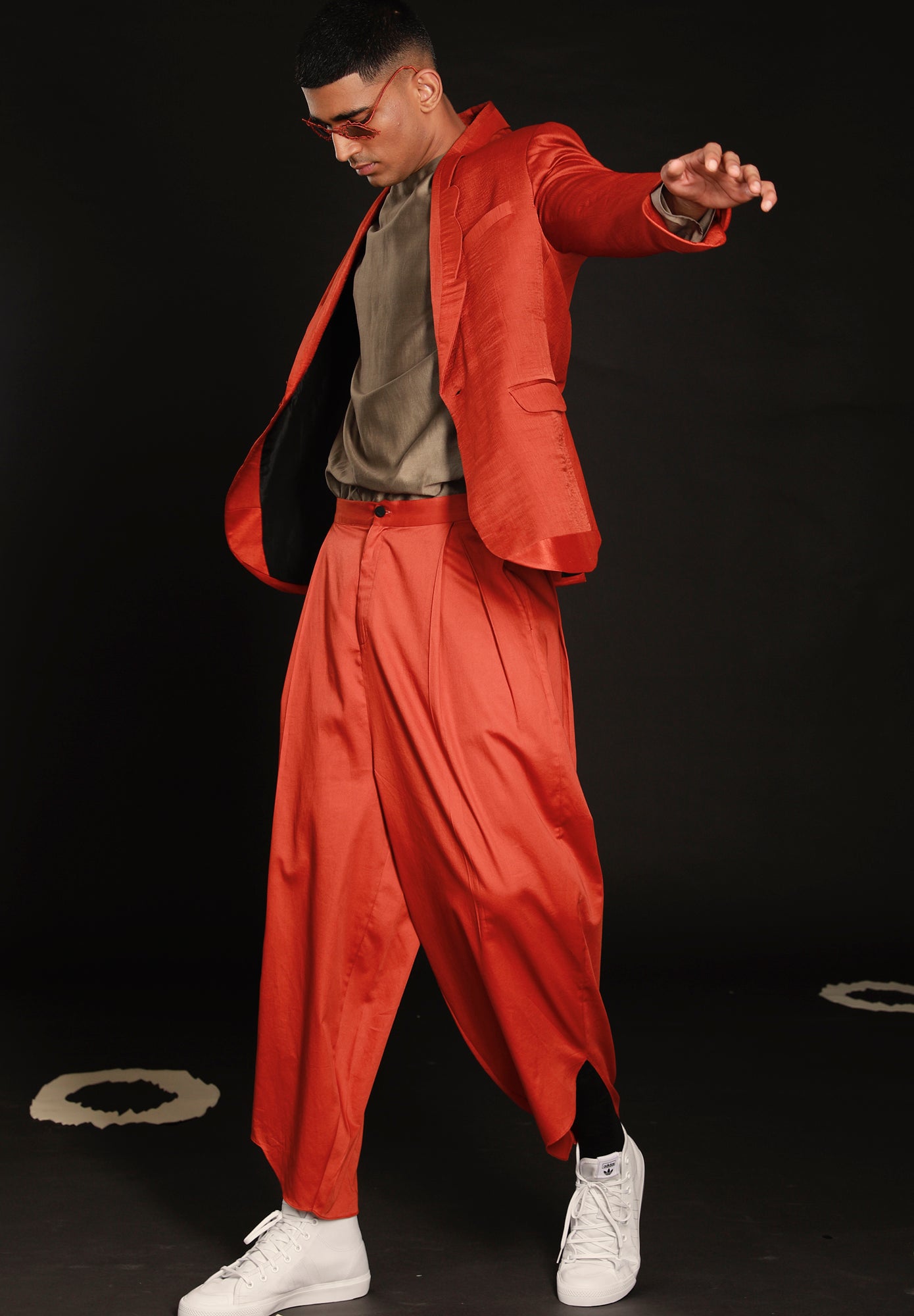 Burnt Orange Jacket-Antar-Agni