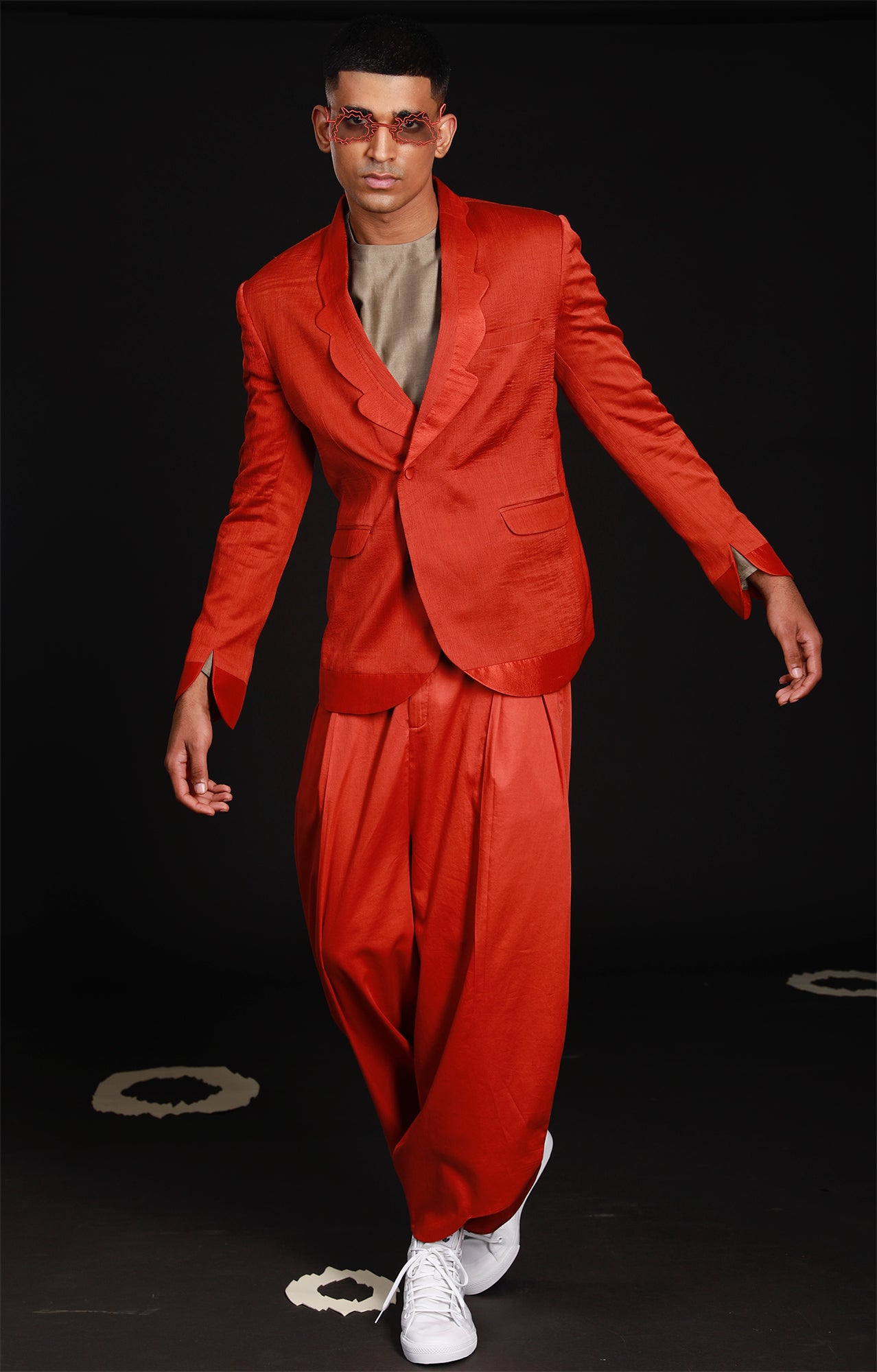 Burnt Orange Jacket-Antar-Agni