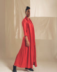 Long Overlay Dress-Antar-Agni