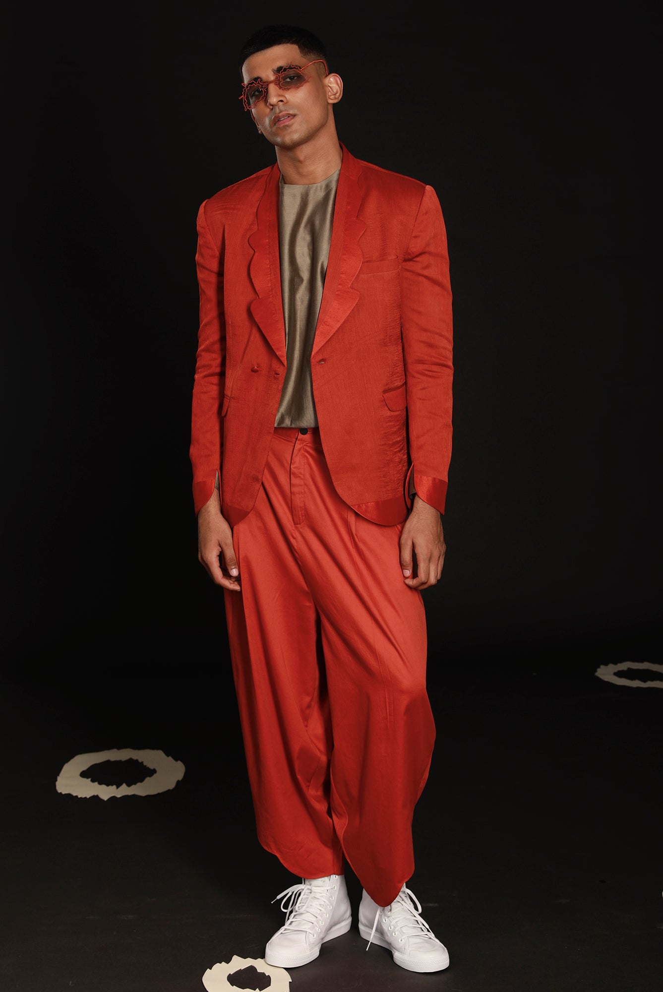 Burnt Orange Jacket-Antar-Agni