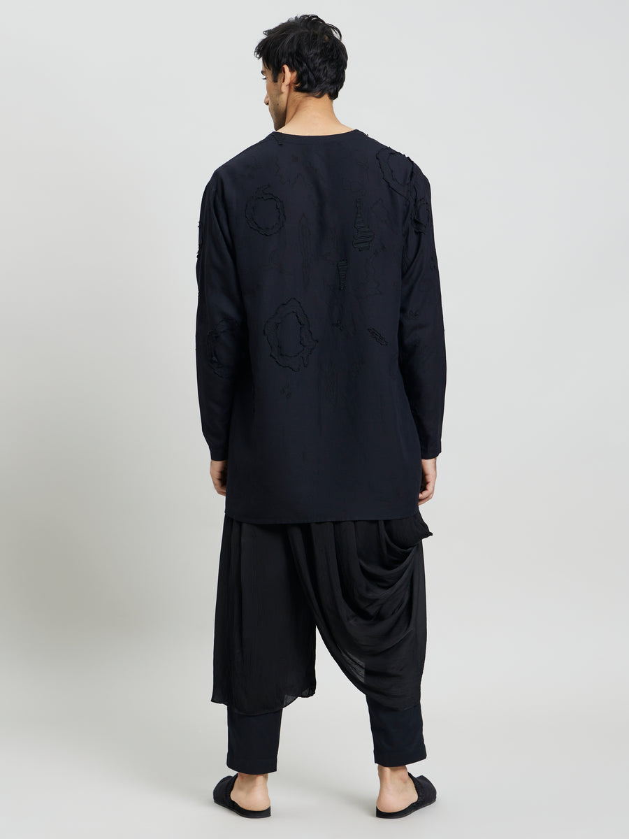 Black Morning Kurta