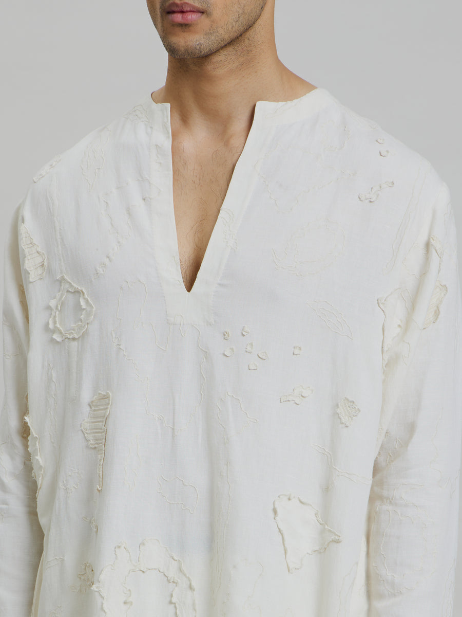 Ivory Night Kurta