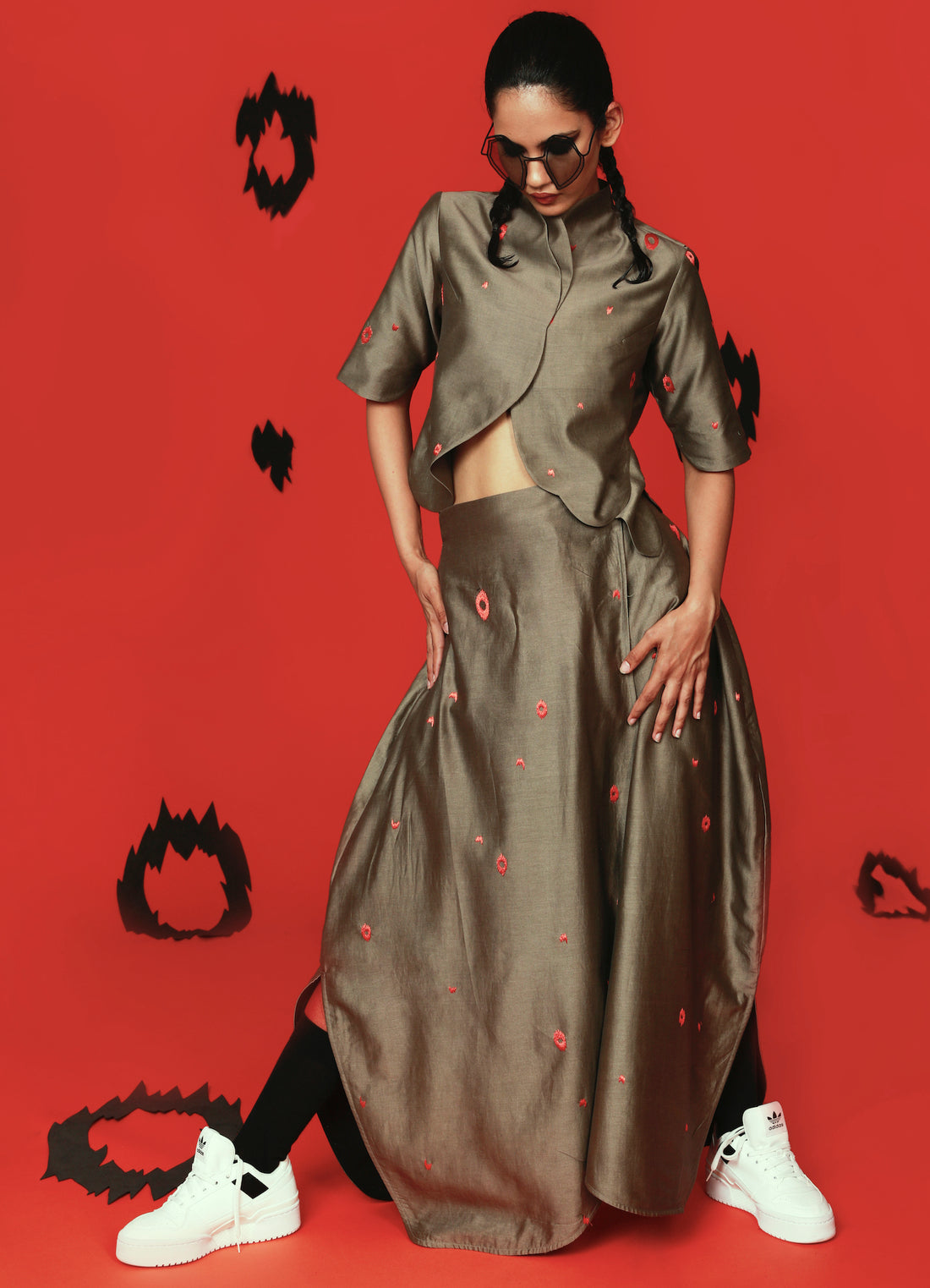 Wing Crop Top-Antar-Agni