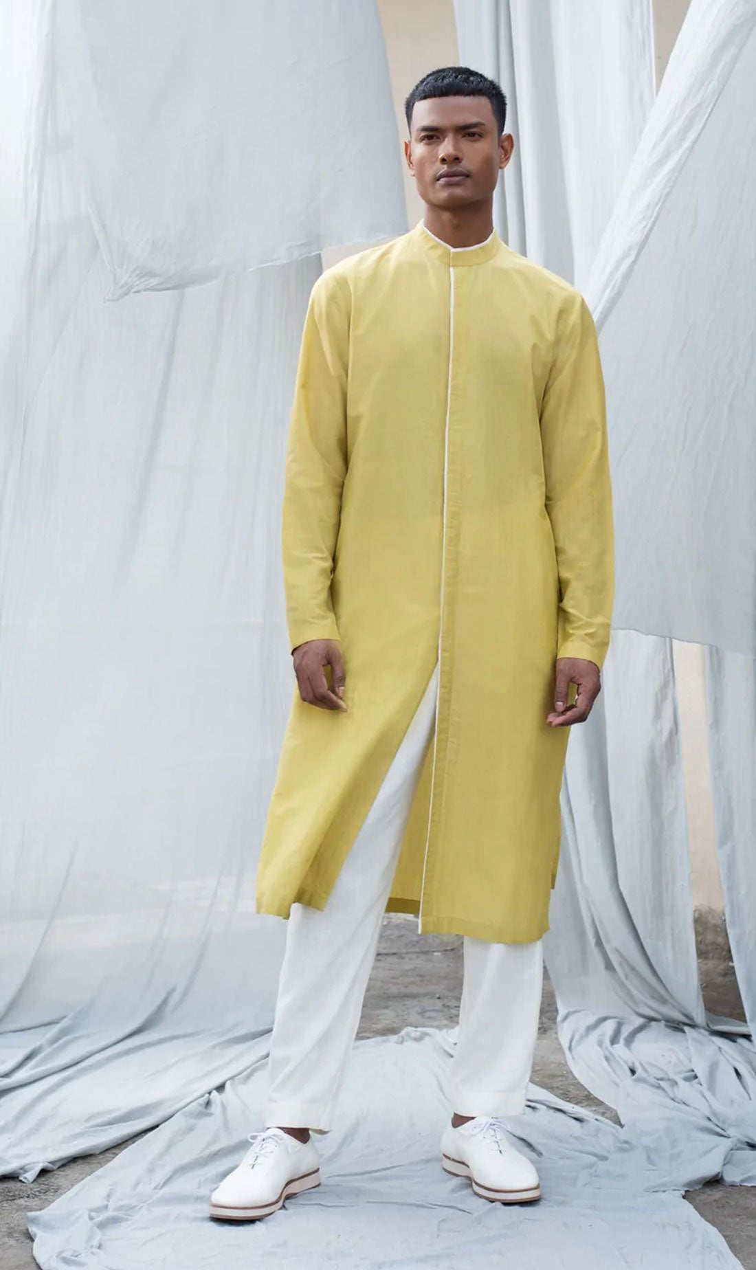 Classic Citrine Kurta-Antar-Agni