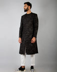 Embroidered Long Jacket-Antar-Agni