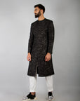 Embroidered Long Jacket-Antar-Agni