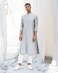 Classic Light Grey Kurta-Antar-Agni