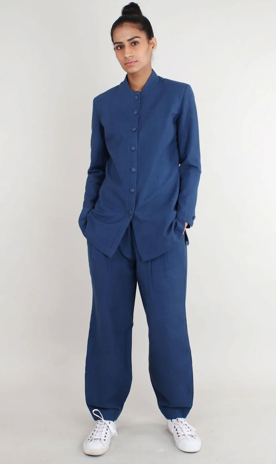 Relaxed Fit Trousers-Antar-Agni