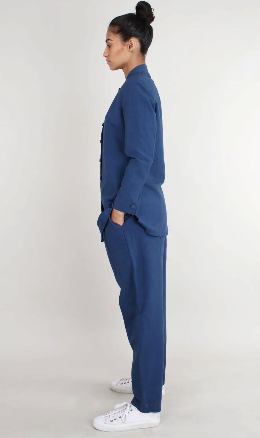 Relaxed Fit Trousers-Antar-Agni