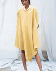 Rhombus Shirt Dress-Antar-Agni