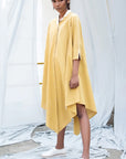 Rhombus Shirt Dress-Antar-Agni